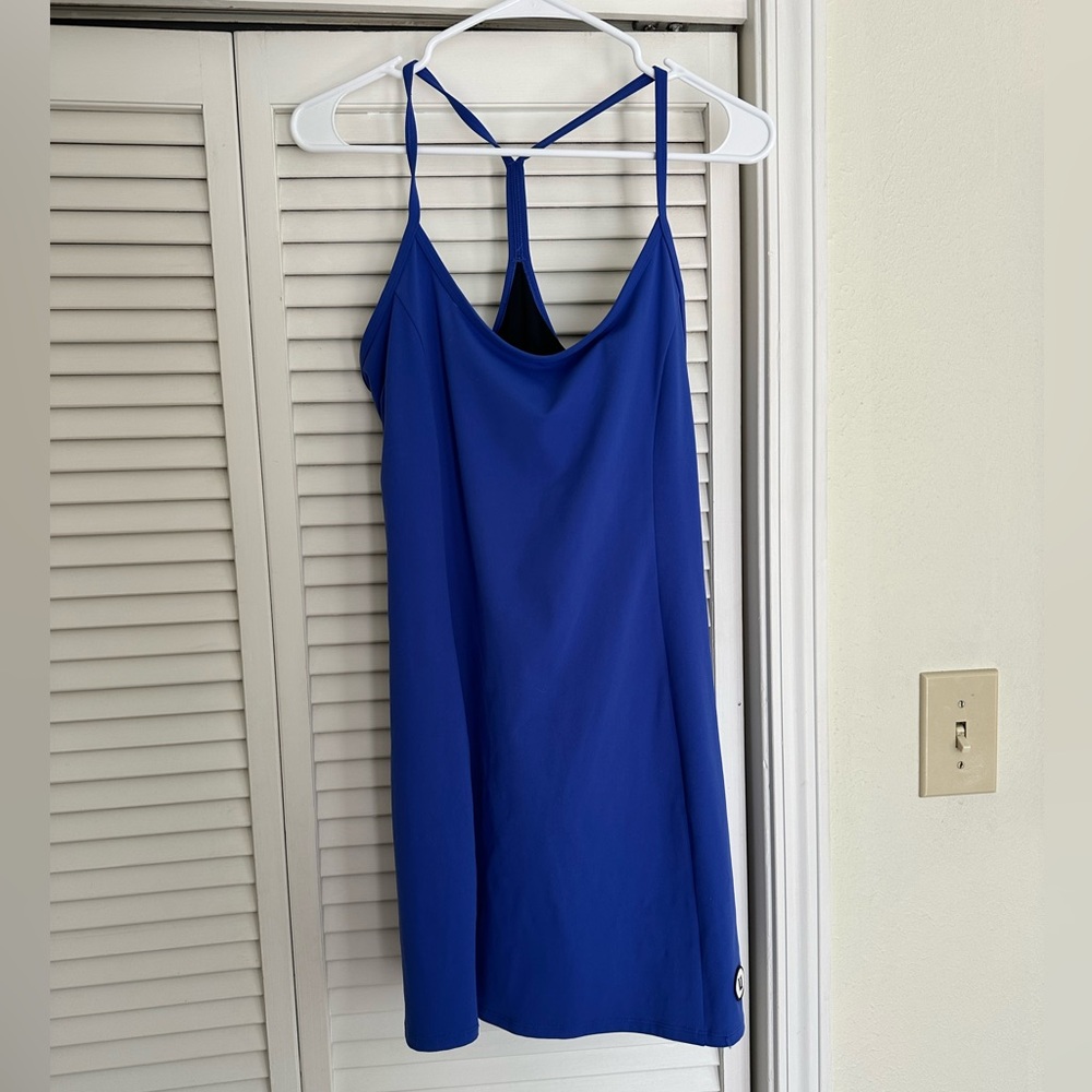 Vuori Blue Tennis Mini Dress